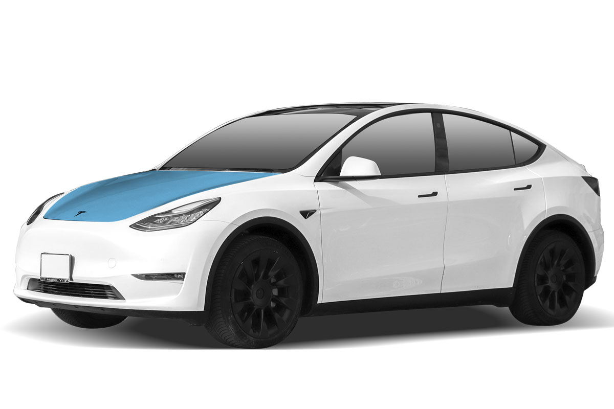 Hood wrap Tesla Y