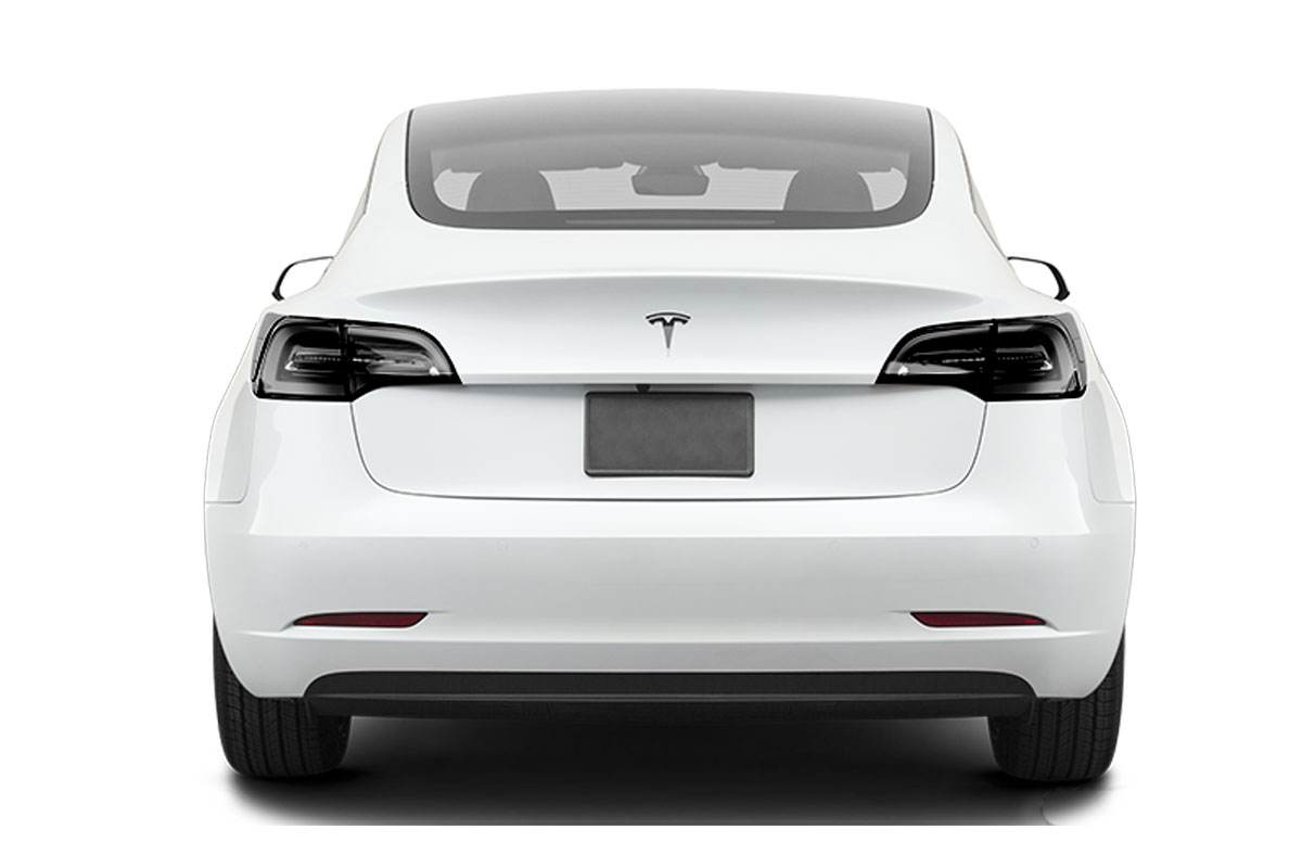 Tail light vinyl wrap Tesla 3