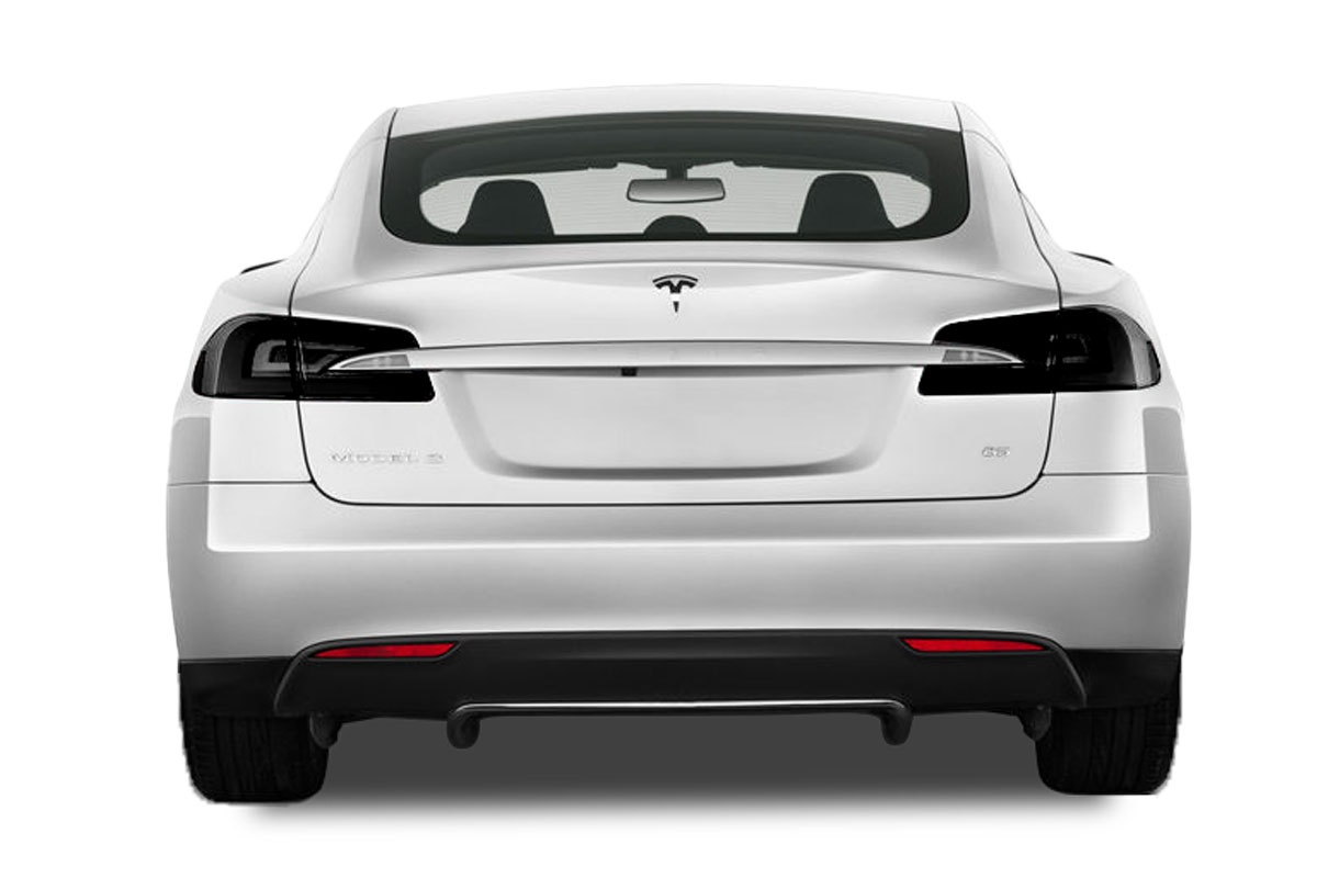 Tail light vinyl wrap Tesla S