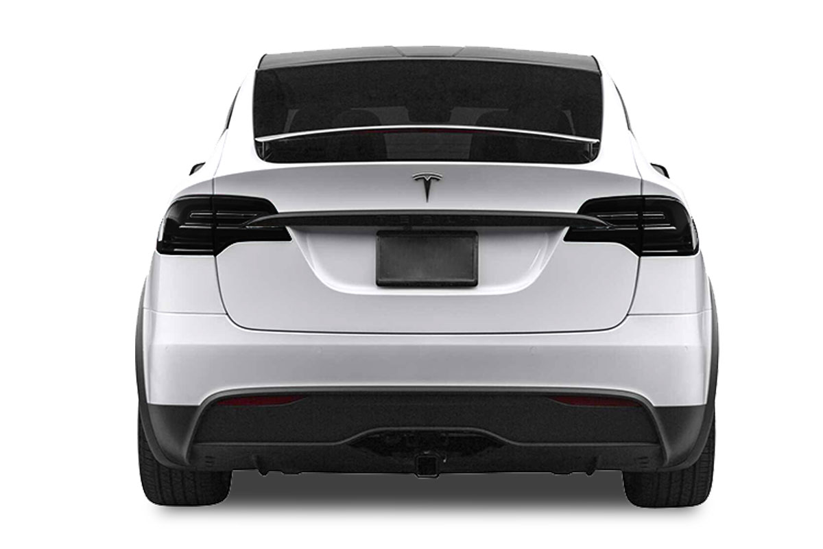 Tail light vinyl wrap Tesla X