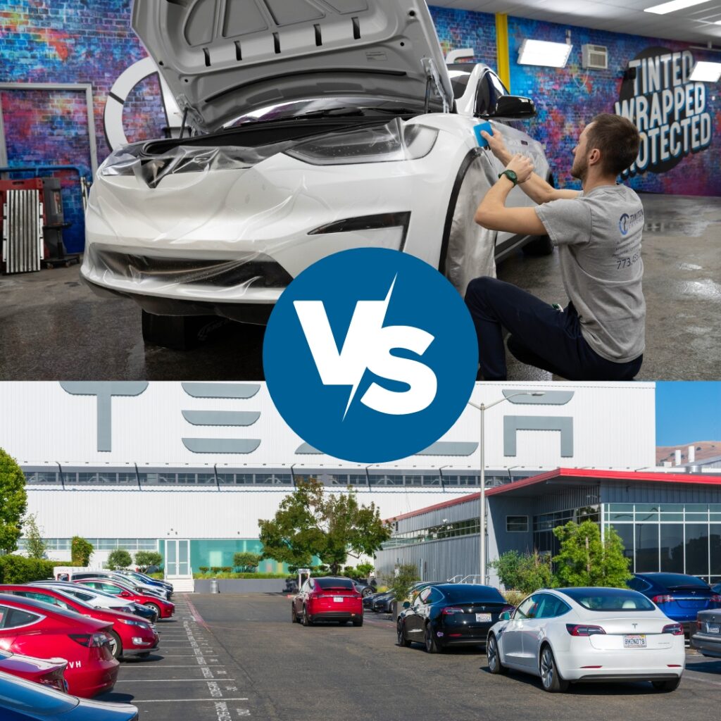 The Ultimate PPF Decision: Tesla vs. Certified Side Shops